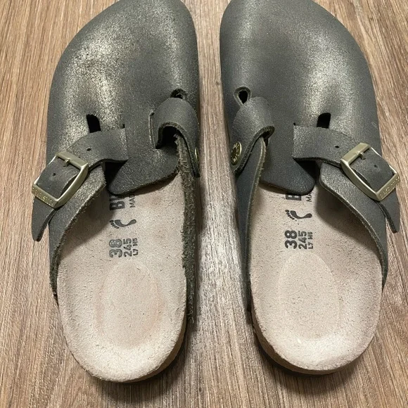 Metallic Birkenstock Clogs - Picture 2 of 3